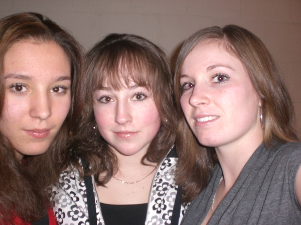 Van links naar rechts: Sonja, Lisa en Diandra