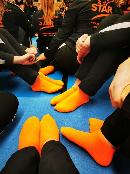 Oranje sokken speciaal voor Amalia?